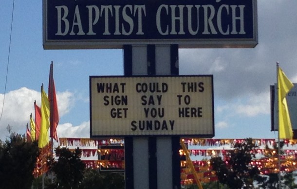Baptist sign